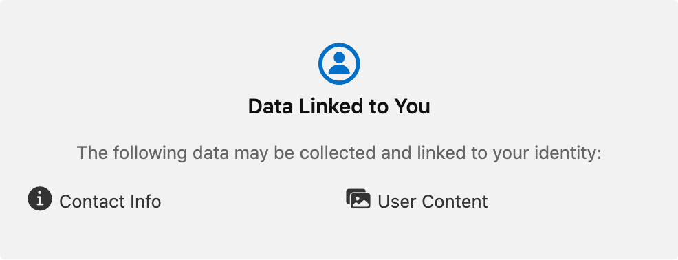 Data Linked to You